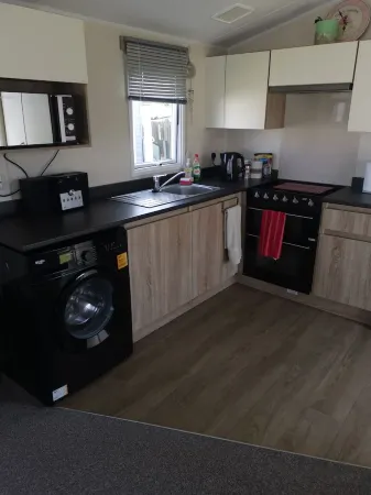 Holiday home, Hot tub and decking