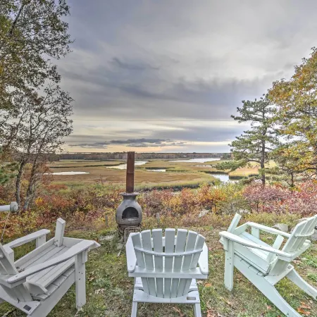 Estuary View! Couples Haven 2 Mi to Monument Beach