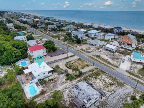 The perfect beach house!  Private pool, pet friendly & just a block from beach!