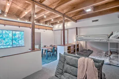 Modern and Unique Cabin with Deck by Lake Gregory! Hotels near Crestline Library