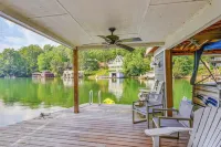 Waterfront Lake Lure A-frame w/ Dock & Scenic Deck - 4-Star