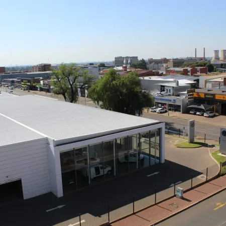 A penthouse room in downtown Bloemfontein