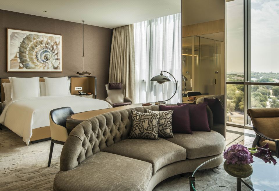 포시즌스 호텔 두바이 DIFC의 럭셔리한 라운지 이미지