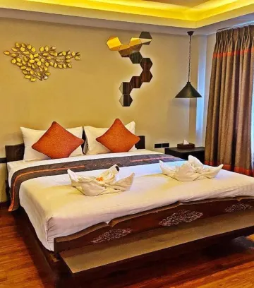 ห้องดีลักซ์ เตียงใหญ่ 1 เตียง