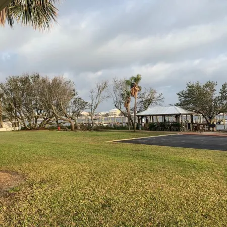 Ground floor condo with walk out access to docks, fishing piers and pool