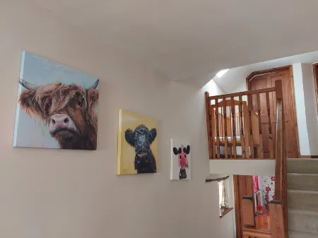 Converted barn with hot tub in north devon