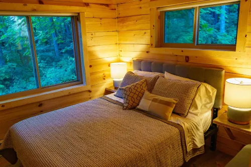 Towhee cabin at Driftless Creek