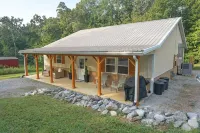 Spacious Home in Moors Community on KY Lake with Outdoor Hot Tub and Fire Pit