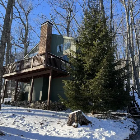 Cozy Wintergreen Ski Chalet -Hot Tub-Walk to Slopes & Family Friendly!
