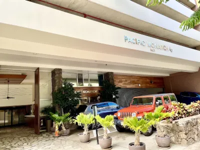 Nice Ocean View 1Bed Room, Full Kitchen, Near Waikiki Beach! Rooftop Pool&BBQ.