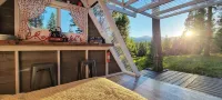 Pet-Friendly the Stargazer A-Frame Cabin with Forest and Mountain Views, Hot Tub