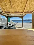 Waterfront Cabin on Camano Island with hot tub and outdoor patio.