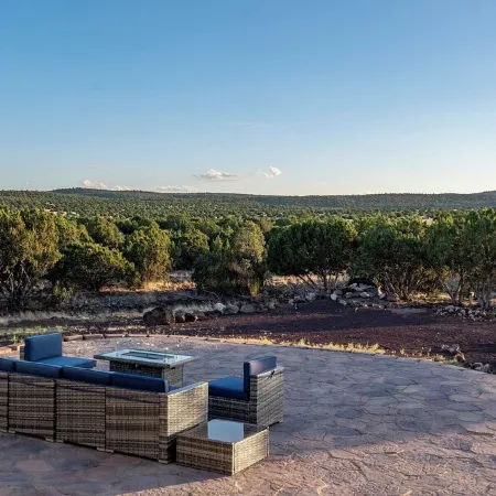 Private home on 40 acres surrounded by wide open space.