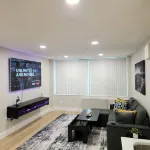 Cozy King suite at the Heart of Towson.