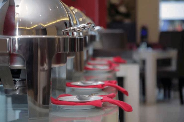 호텔 베타 수방의 레스토랑 내부 이미지입니다.