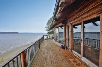 Log Castle - On the Beach, Expansive Sound/Mountain View - 비치