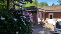 Morning sun vacation apartment in a country house with a magnificent garden