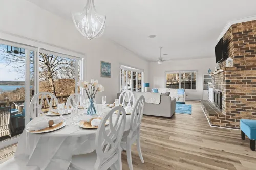 Gorgeous Lake House with Game Room featuring Breath-taking Views of Norfolk Lake