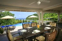 Beautiful 5-Bedroom Villa Ashiana in Marigot Bay 5 Villa by RedAwning Hotel a Marigot