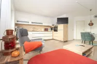 Geräumige Ferienwohnung im Erdgeschoss für bis zu 4 Personen und Hund Hotel di Krummhorn