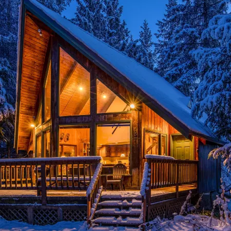 Classic Alyeska A-frame From the Resort's Early Days