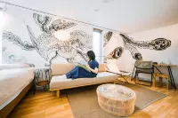 Aoca Sanno Apartment of Contemporary Art Hotel a Ōta