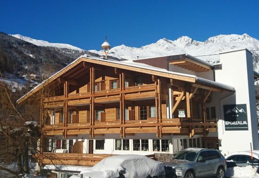 오스트리아 젤덴의 겨울 전경