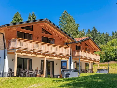 Chalet Arber in St.englmar With its own Hottube - Badekar