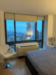 Skyline Views from a Luxe High Rise in NYC
