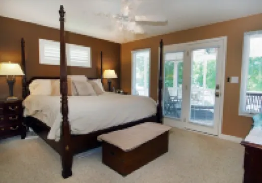 Lakefront Luxe Retreat in Tranquil Cove  Endless Enjoyment  Lakeside Fireplace