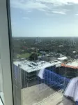 Rooftop pool highrise views