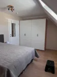 Vacation apartment with garden 1.5 km from the sea.