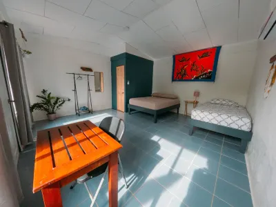 Rooms & Pool Macaws