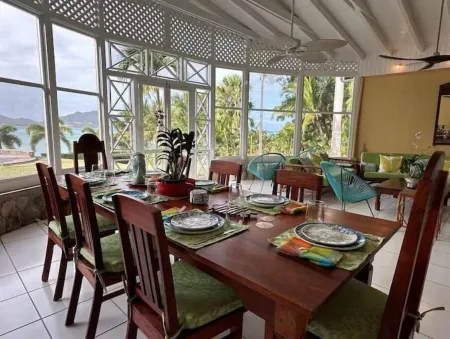 Beachfront Estate with Pool and Tropical Garden