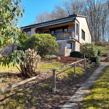 Sorpesee vacation home by the lake with outdoor and indoor fireplace in Sauerland