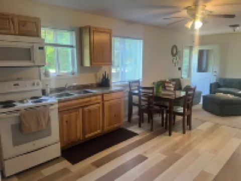 Charming 2-bedroom cottage in welcoming Grand Marais, Michigan.