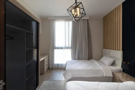 2-bedroom apartment in aeon towers-6th october with AC, WiFi 703 Отели рядом с достопримечательностью «Миср Юниверсити фор Сайенс & Текнолоджи»