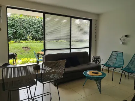 Modern apartment located in a resort style condo, pools, jacuzzi, soccer field,.