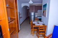 Suitable. Deep beach, a few meters from the beach.