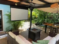 Tropical Paradise - boutique house and cottage with outdoor entertainment deck