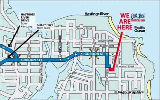 Port Macquarie Street Map East Port Motor Inn-Port Macquarie Updated 2022 Room Price-Reviews & Deals  | Trip.com