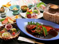 Aji No Irodori Shuyaku wa Kinmedai Oyado Hananoki