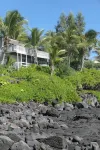 Oceanfront In Beautiful Tropical Area, by black sand beach - Oceana Hawaii