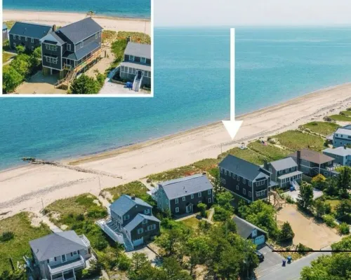Brand new house on a private beach! Hotels in Bourne