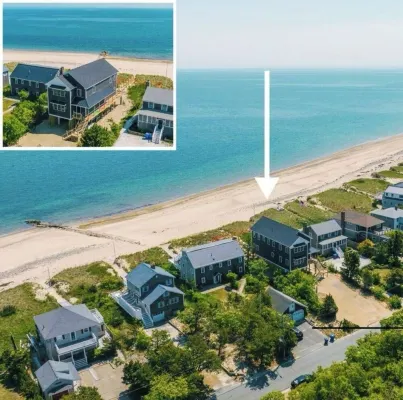 Brand new house on a private beach!