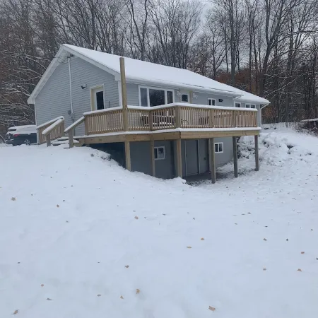The Hill House offers a great view, plus it's close to town and dog friendly!