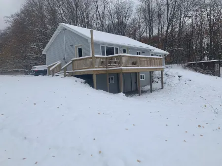 The Hill House offers a great view, plus it's close to town and dog friendly!