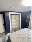 Entire lower level just off Interstate, free breakfast