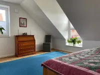 Modern holiday apartment with a large terrace and garden near Hamburg