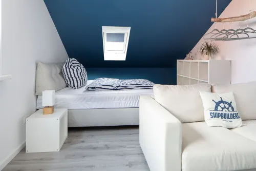 Apartment Backbord in Schillg, walking distance to the beach, WLAN, parking, Sky